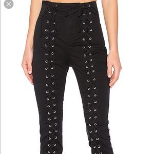 ALC Kingsley lace up high waisted pant